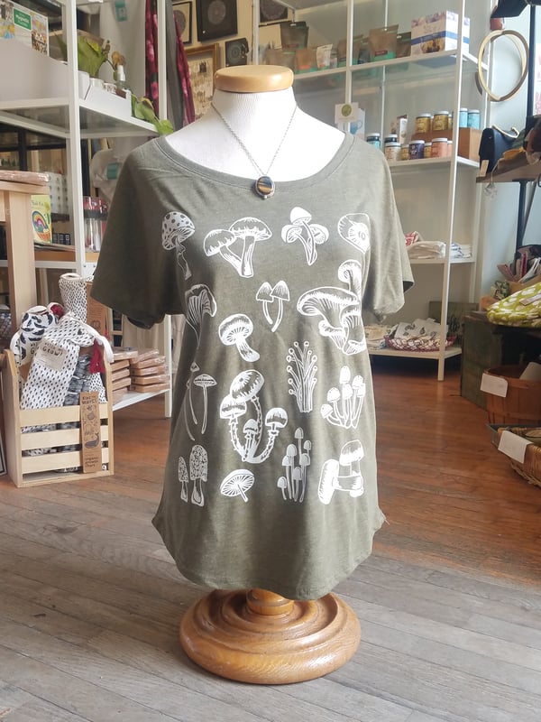 Image of Mushroom Olive Dolman Top 