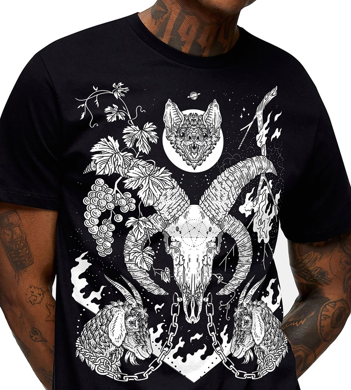 Image of The Devil Card - Classic Soft Black Tee
