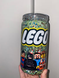 Image 1 of Lego acrylic can snowglobe