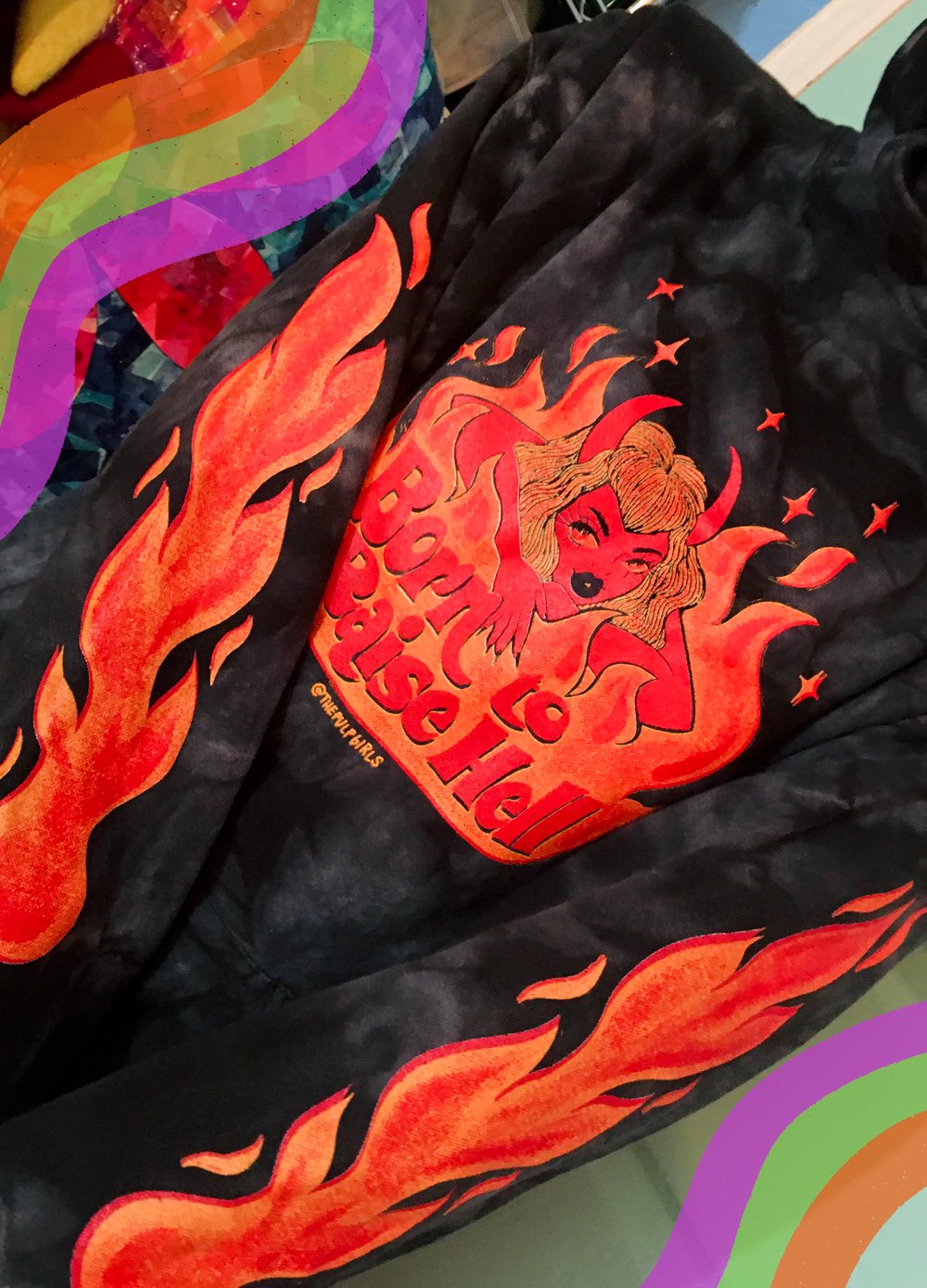Image of BORN TO RAISE HELL HOODIE