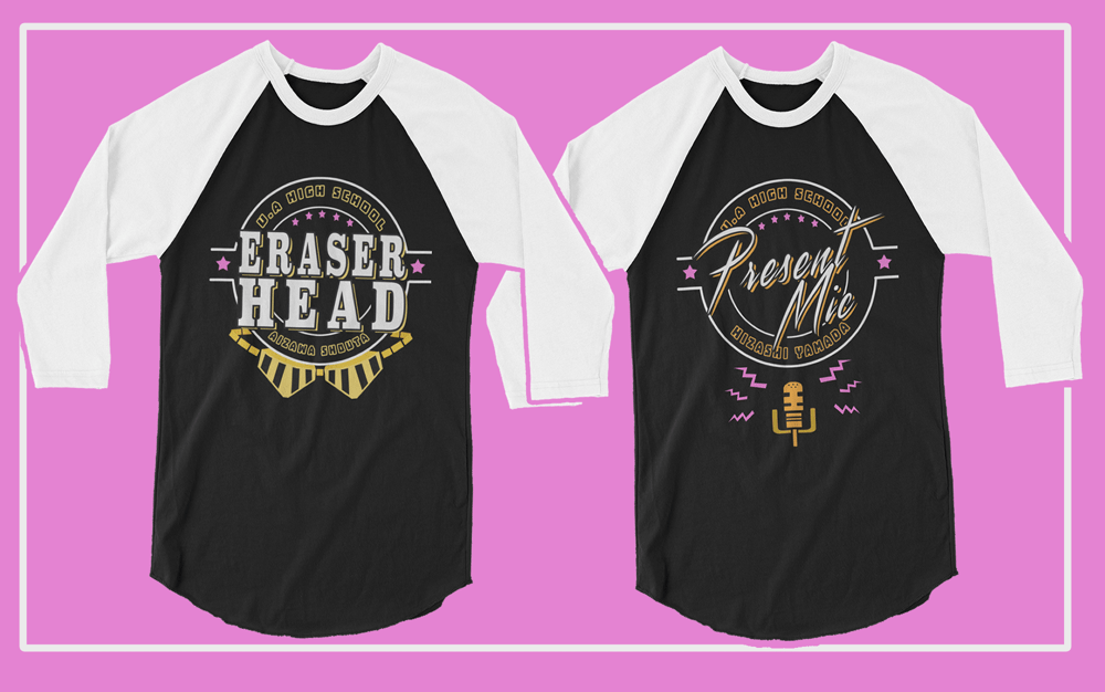 Image of ERASERHEAD & PRESENT MIC JERSEY TEES