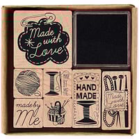 Image 1 of Handmade Stamp Set