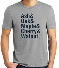 Image 2 of Wood Names Ampersand T-Shirts