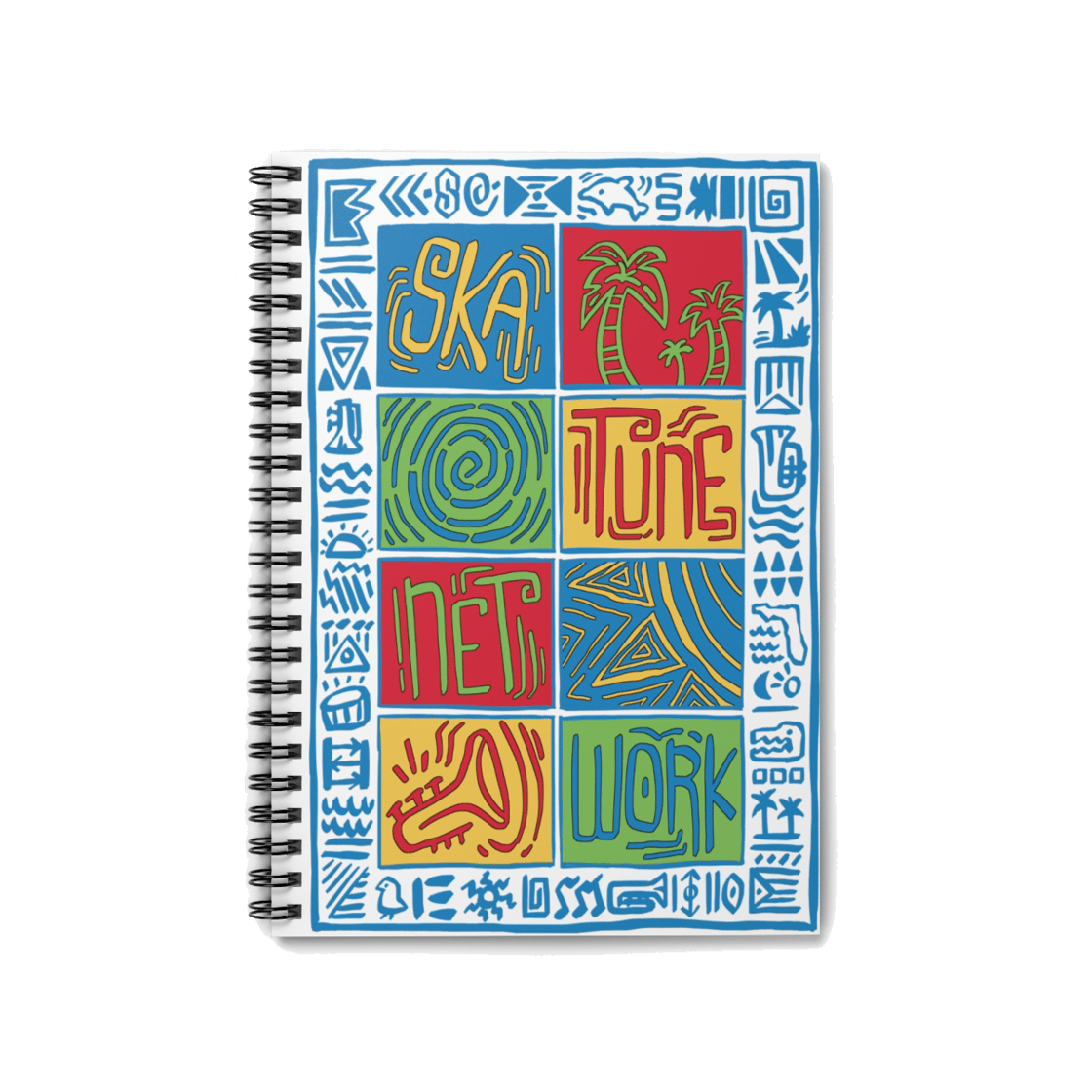 Image of BACK 2 SCHOOL | Island Vibes Spiral Lined Notebook - 6x8 inches