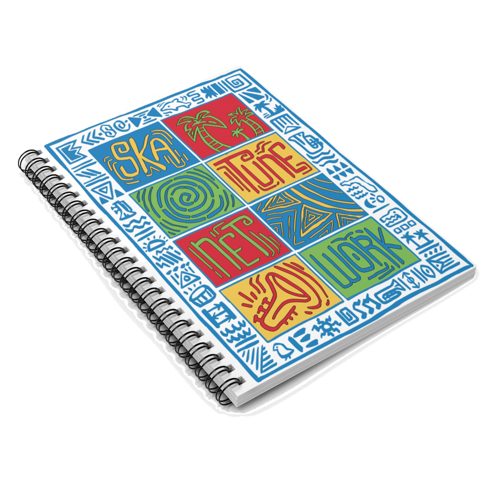 Image of BACK 2 SCHOOL | Island Vibes Spiral Lined Notebook - 6x8 inches
