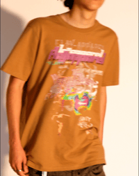 Image 2 of CHAOS T-Shirt in a Caramel Tea Brown