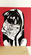 Tomie manga painting!