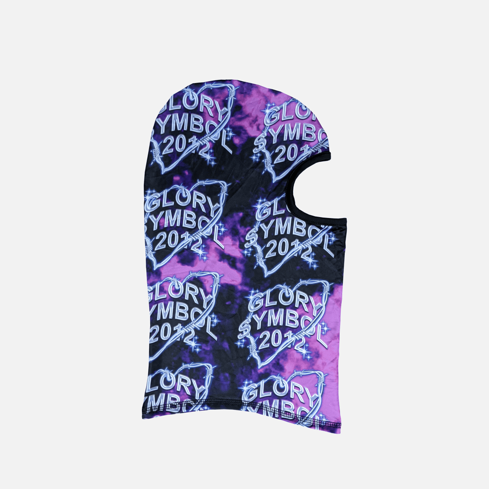 Image of CHROME LOGO BALACLAVA (PURPLE)