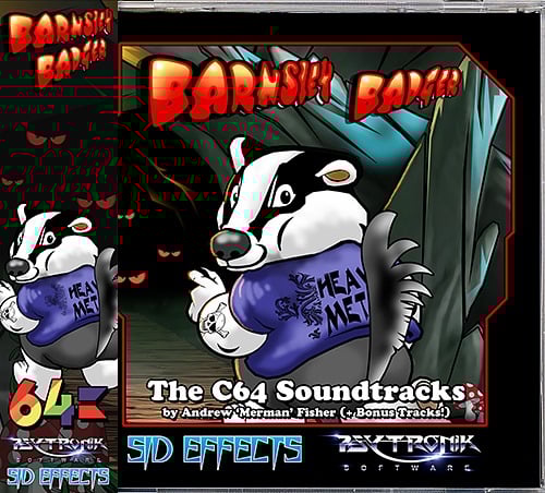 Image of Barnsley Badger C64 Soundtrack CD