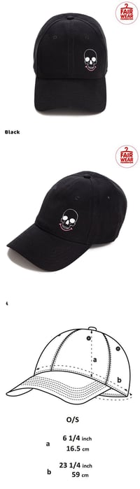 Image 2 of Smiley Skull Logo Cap (Organic)
