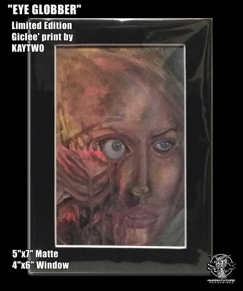 Image of "EYE GLOBBER" 5x7 Giclee print
