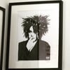 ROBERT SMITH (The Cure) HAND PULLED SCREENPRINT
