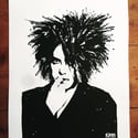 ROBERT SMITH (The Cure) HAND PULLED SCREENPRINT