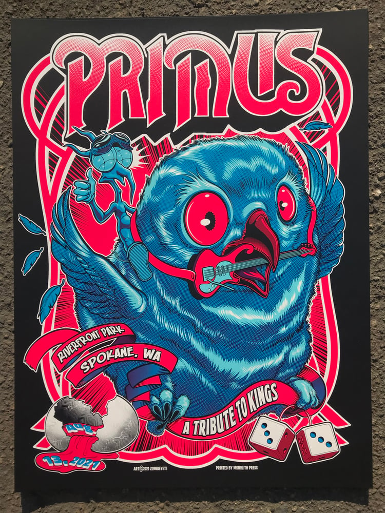 Image of Primus 2021 Spokane, WA GIgposter