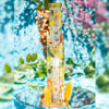 Mushroom Bee Forest 14" Functional Glass