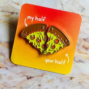 Pizza Friends Forever Pins