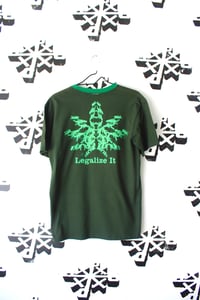Image of legalize it tee in green 