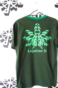 Image of legalize it tee in green 