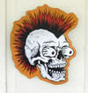 Punk Skull Woodcut