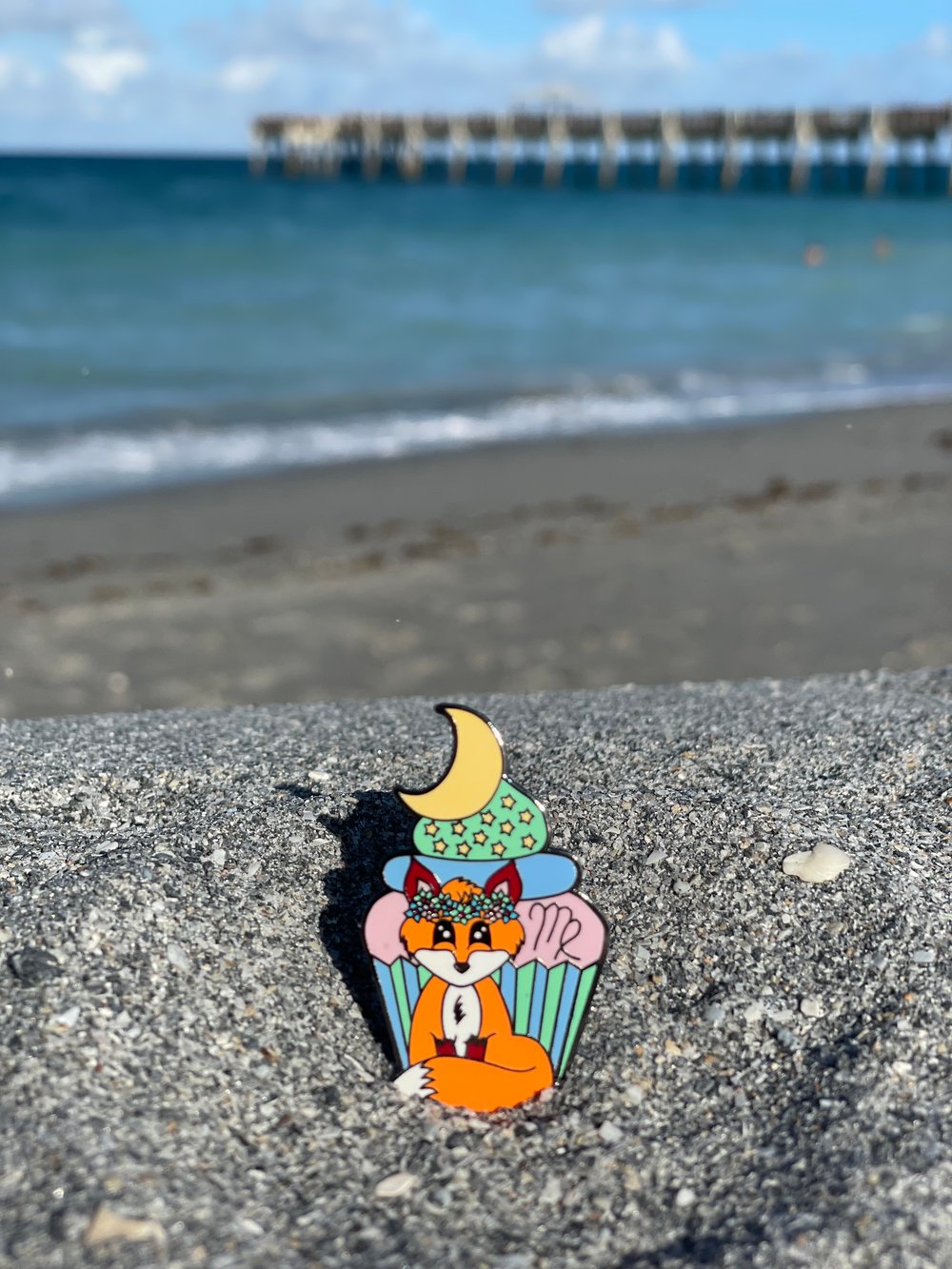 Image of Virgo Cupcake Pin