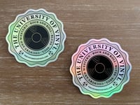 Holographic "OG University Seal" Stickers (2)