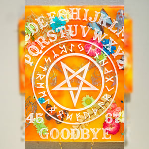 Image of Warm Toned Ouija Wall Hanging