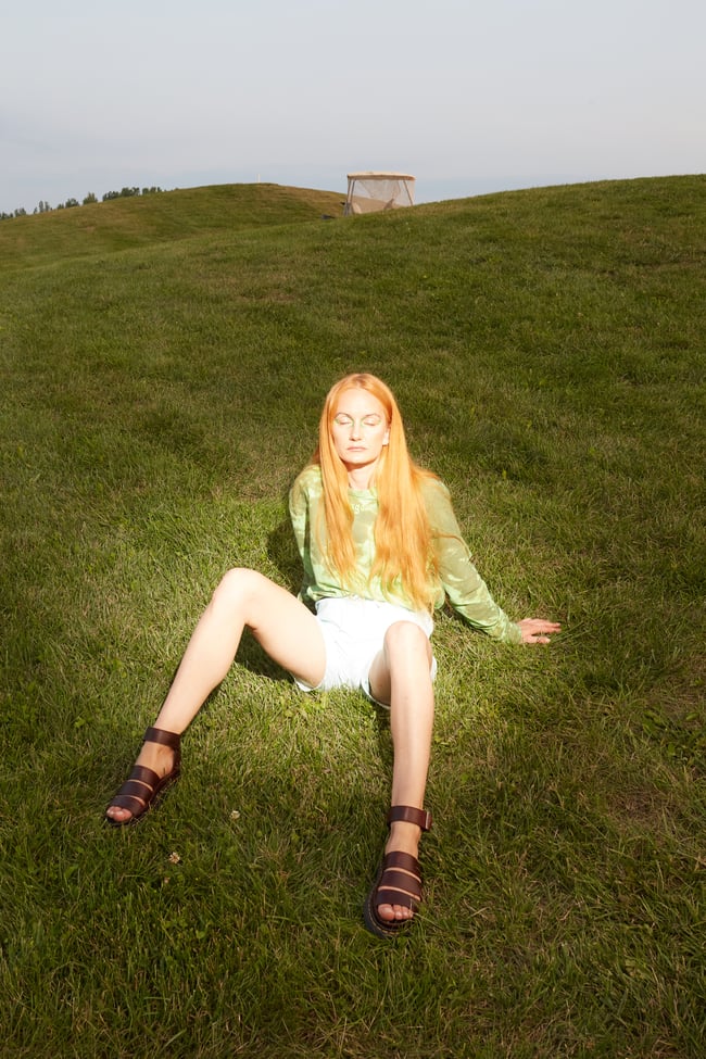 Green dye heavyweight longsleeve 