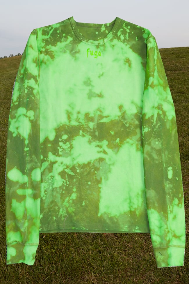 Green dye heavyweight longsleeve 