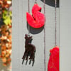 White Rainbow Mushroom Forest Wall Hanging