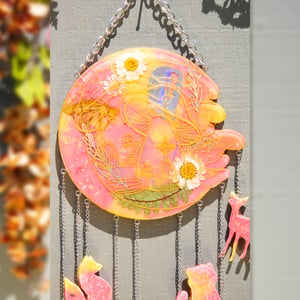 Image of Pink Lemonade Mushroom Forest Wall Hanging