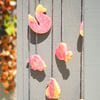 Pink Lemonade Mushroom Forest Wall Hanging