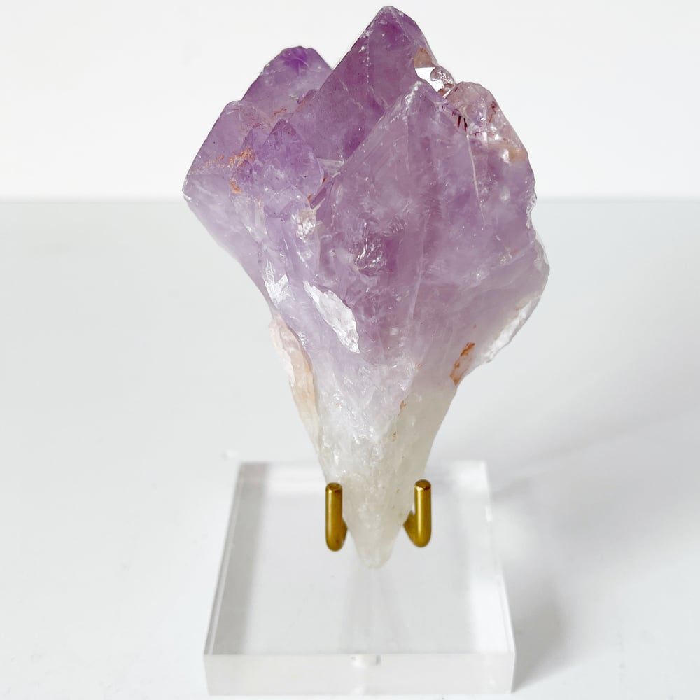 Image of Amethyst no.26 + Lucite and Brass Stand