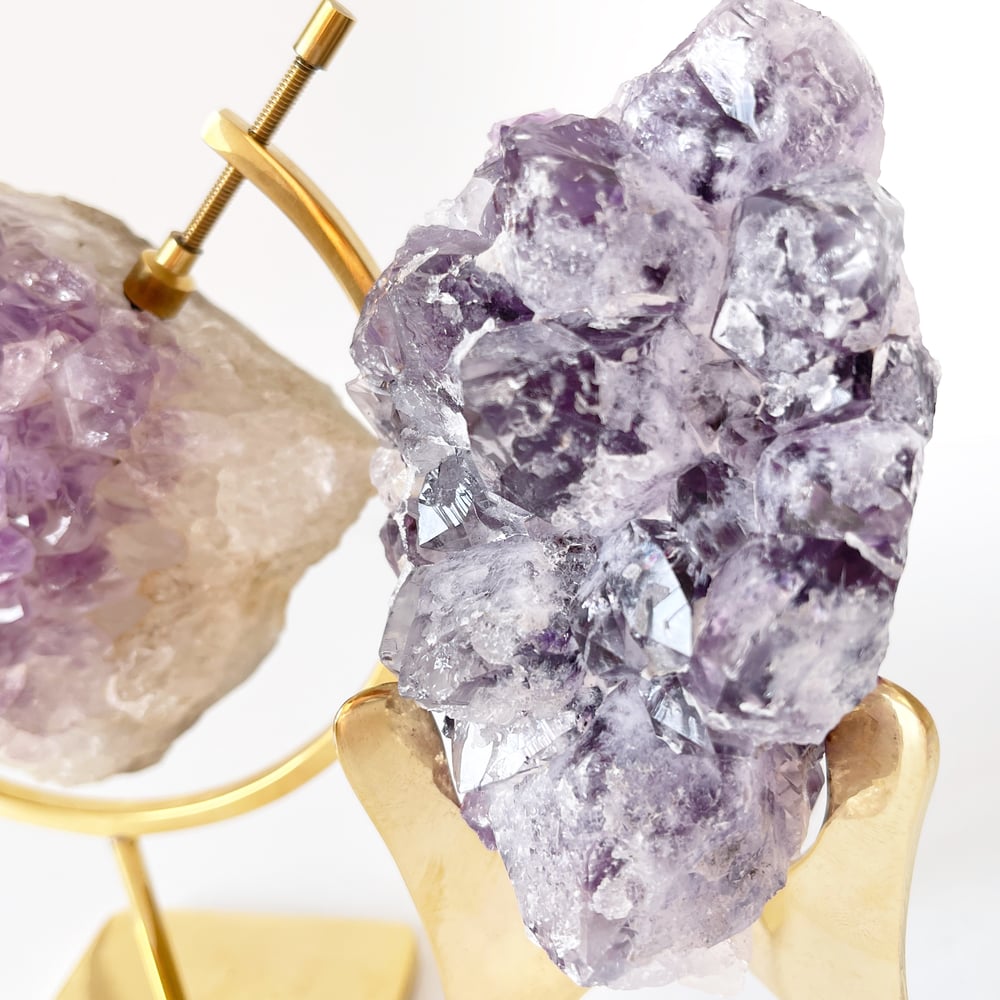 Image of Amethyst no.06 + Brass Stand