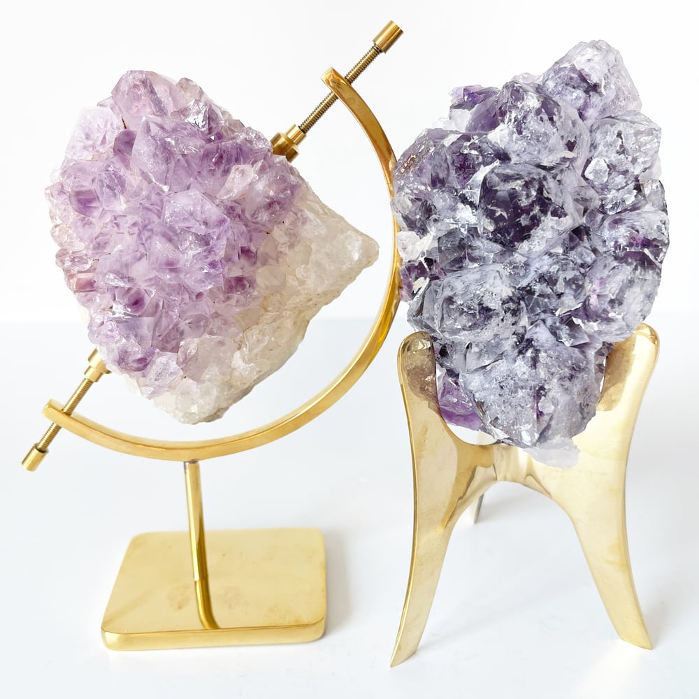 Image of Amethyst no.06 + Brass Stand