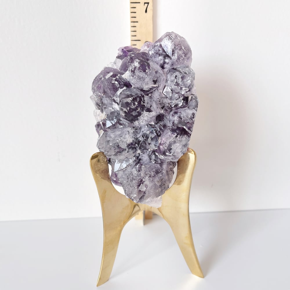 Image of Amethyst no.06 + Brass Stand