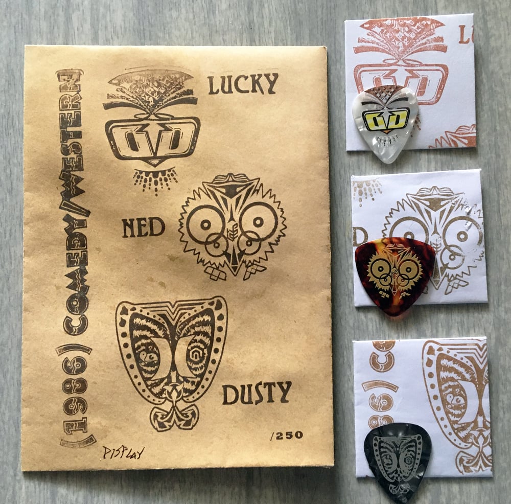 All 3 Sets of Owl Guitar Picks