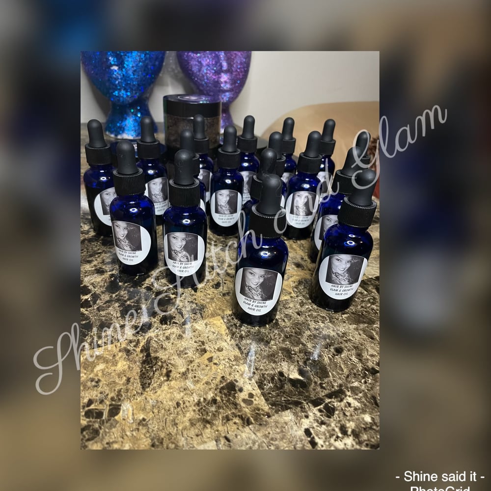 Image of Hair By Shine Glam and Growth Hair Oil