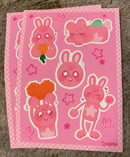 Image 2 of Pink Seonghwa - Bunny Sticker Sheet!