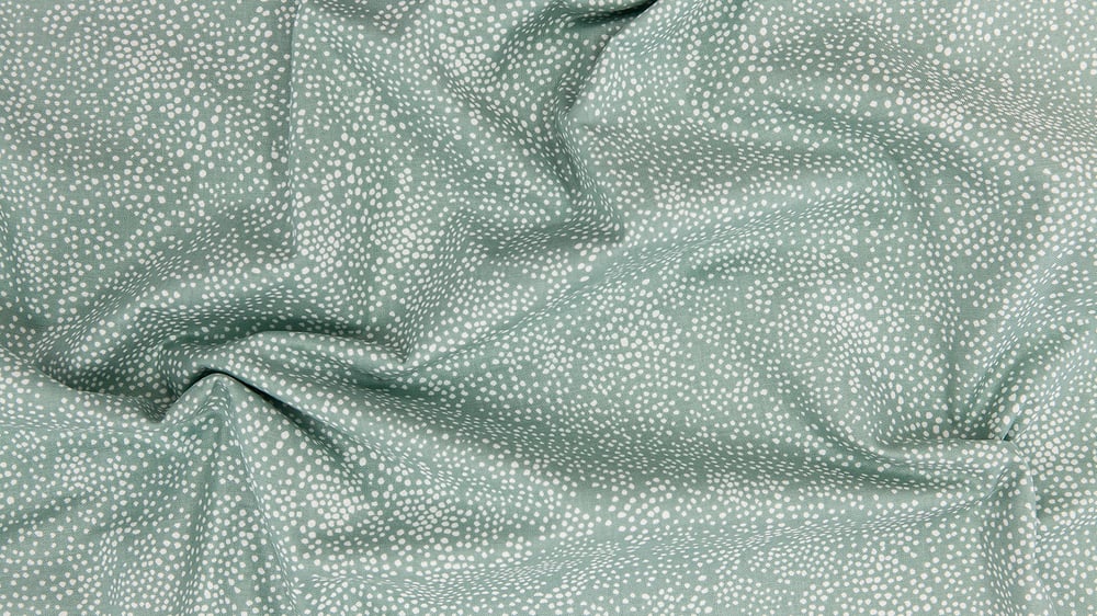 Rifle Paper Co Fabric Basics, 1/2 Yard - Menagerie Champagne - Mint Fabric, Fabric by the Yard,