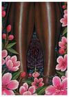 “Black rose 2” print (DP440)