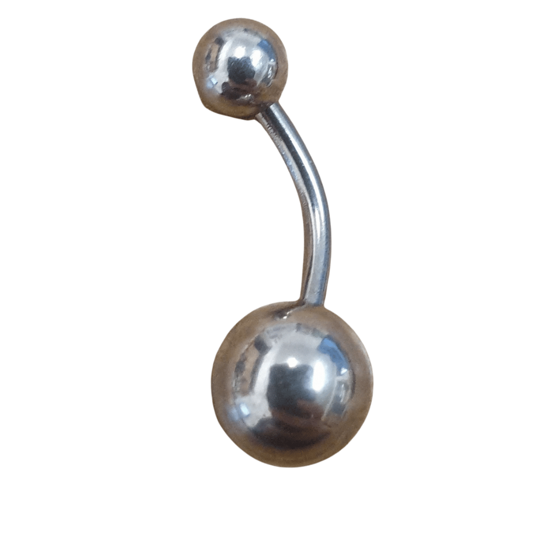 Image of Silver Ball Belly Piercing