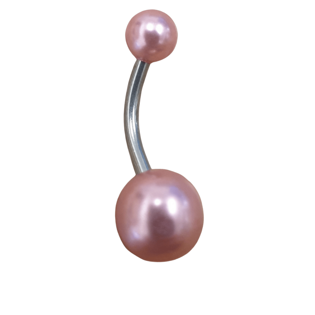 Image of Pink Ball Belly Piercing