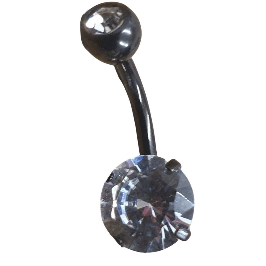 Image of Black Gem Belly Piercing