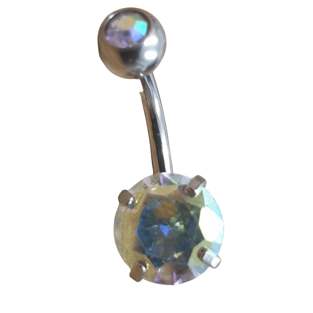 Image of Oil-Spill Gem Belly Piercing