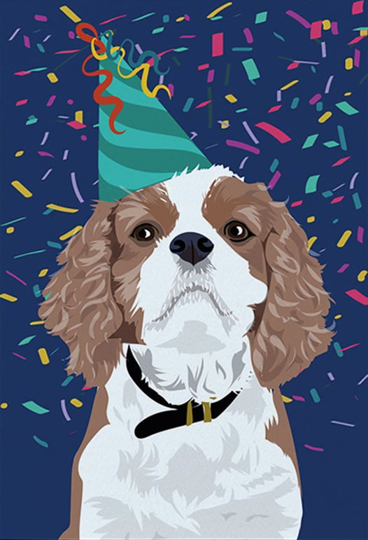 Image of Party Spaniel Card