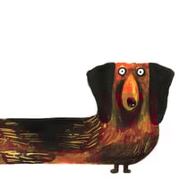 Image 1 of Sausage Dog Card