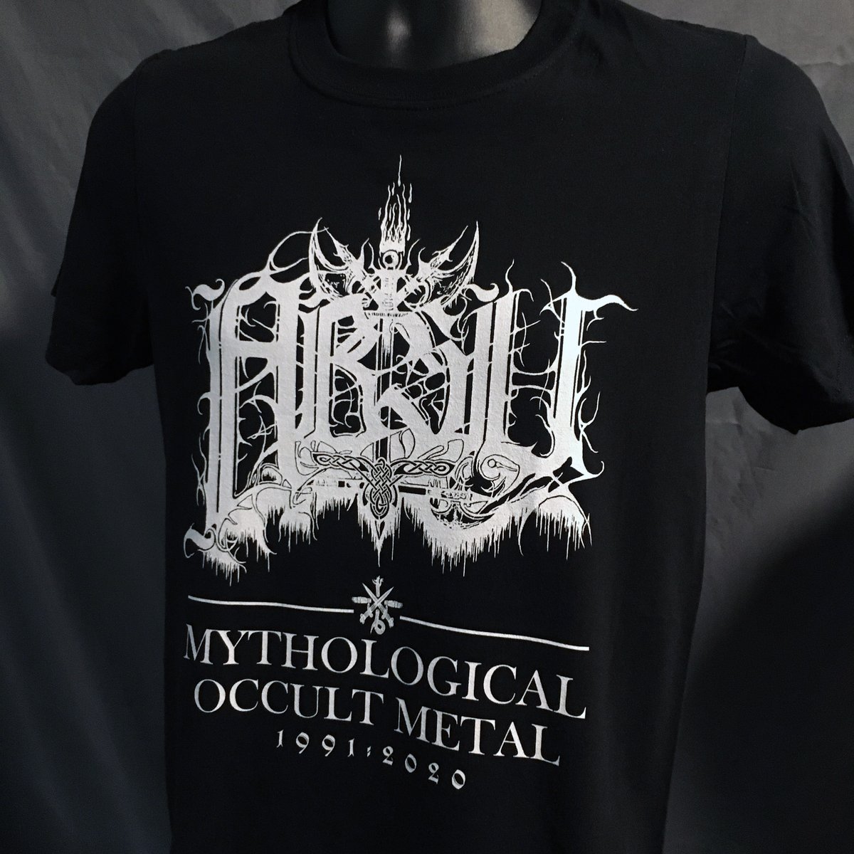ABSU - MYTHOLOGICAL OCCULT METAL 1991-2020 (WHITE PRINT) | Black