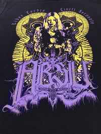 Image 3 of ABSU - LIBER CORDIS CINCTI SERPENTE (PURPLE & YELLOW PRINT)