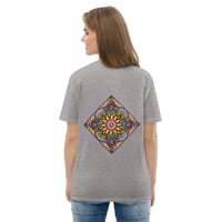 Image 1 of SunFower Grey Unisex Organic Cotton T-shirt