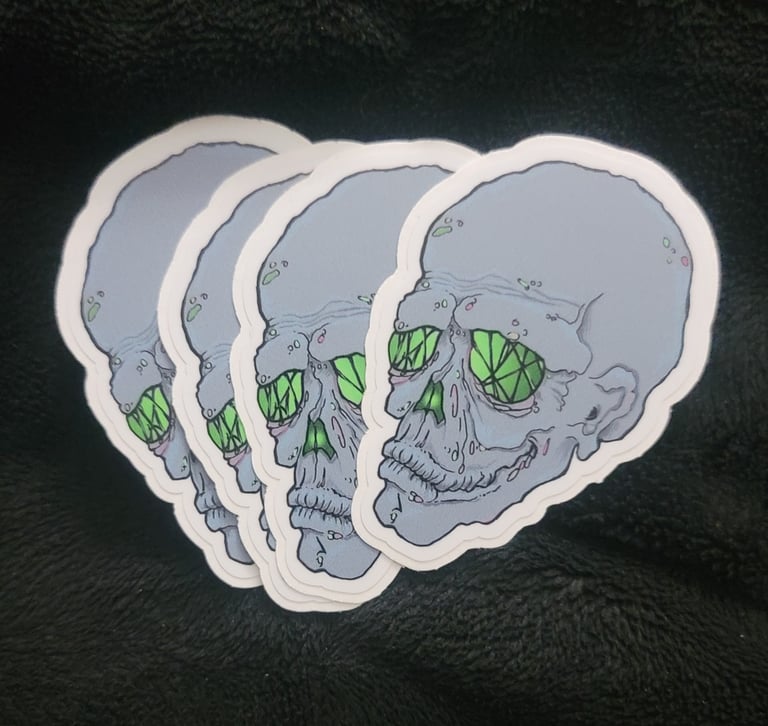 Blind zombie sticker Image 3